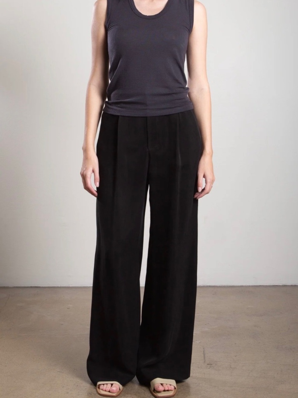 Pharaoh Spencer Pant in Japanese Cupro - Black
